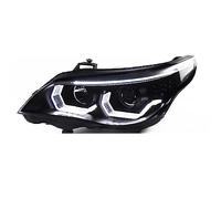 YSQOJF 2 Pièces Phare Avant De Voiture Pour E60 2003-2010 523i 530i Automobile Lampe Frontale LED Style Lentille De Clignotant Dynamique Voiture Phare Shell(2008-2010)