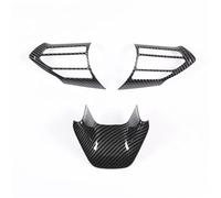 YSQOJF Bandes Décoration Garniture Volant Voiture Fibre Carbone ABS Autocollant Décoratif pour Toyota pour Yaris pour Cross 2020 2021 Accessoires D'intérieur