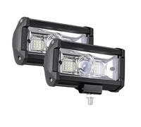 YSQOJF Bloc Optique LED Pour Voiture Projecteur Tout-terrain 4x4 Phare Antibrouillard À Diode SUV ATV Tracteur Bateau Camion Pelle Barre Ensemble D'Éclairage Gauche Droite(30W 2PCS)