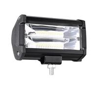 YSQOJF Bloc Optique LED Pour Voiture Projecteur Tout-terrain 4x4 Phare Antibrouillard À Diode SUV ATV Tracteur Bateau Camion Pelle Barre Ensemble D'Éclairage Gauche Droite(72W 1PCS)