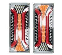 YSQOJF Clignotants Auto 2x Feu Arrière De Camion Feu De Freinage Stop LED Pour Tracteur UTE Bus Van Remorque Camion Clignotant Indicateur Clignotant Latéral
