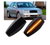 YSQOJF Clignotants Auto 2x LED Dynamiques Feux Position Latéraux Clignotants Pour I10 Pour Elantra Pour Sonata Pour Tucson Pour Coupé Pour Trajet Pour Accent Pour Getz Clignotant Latéral