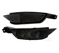 YSQOJF Clignotants Auto Lot De 2 Réflecteurs De Pare-chocs Arrière Fumés Noirs Feux Antibrouillard Feux Arrière Droit Et Gauche Pour Ford Pour Fiesta Pour MK7 2008-2015 Clignotant Latéral