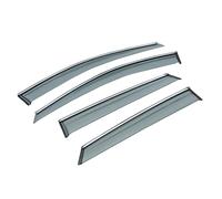 YSQOJF FenêTre LatéRale Pare Pluie Visières Pare-Brise Vent Pluie Déflecteur Garde Évent Protection Extérieur pour Nissan pour Qashqai J11 2014 2015 2016 2017 2018 Déflecteurs d'air Avant et arrière