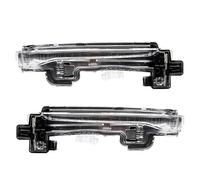 YSQOJF Feu Antibrouillard LED 31402415 31371518 Clignotant LED intégré au rétroviseur pour Volvo S60 S60L V40 V60 S80 S80L Feux Diurne Auto(Left and Right)