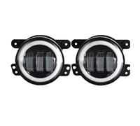 YSQOJF Feux Antibrouillard Avant Ensemble phares antibrouillard Super lumineux 4 pouces 30w 6000k 12v lumière Led yeux d'ange Pour Chrysler PT pour Cruiser 2006 - 2010(2pcs-white yellow)