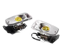 YSQOJF Feux Antibrouillard Avant Pour Civic 2/3-Dr 1992 1993 1994 1995 Lentille Fumée Pare-chocs Antibrouillard/lampe + Interrupteur(Yellow lightsurface)