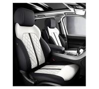 YSQOJF Housse Siège Voiture Ensembles Ensemble De Housses Siège Voiture en Cuir sur Mesure pour BMW Série 3/4 E46 E90 E91 E92 E93 F30 F31 F34 F35 G20 G21 F32 F33 F36(Black White)