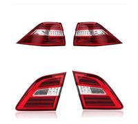 YSQOJF Mirror Indicator Light Feu Arrière LED Pour Mercedes Pour Benz W166 ML300 ML350 ML400 2012-2015 Feux Arrière Voiture Clignotant Feu Stop Lampe Recul Clignotant De Rétroviseur(4PCS)