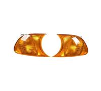 YSQOJF Remorque Arrières Feux d'angle Avant Gauche Et Droit Transparents pour BMW Série 3 E46 Coupé 1998-2001(Orange)