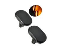YSQOJF rétroviseur 1 paire de clignotants LED super lumineux pour camion pour Chevy pour Cruze HR52S 2006 lampe de répétition latérale clignotante(Smoked Lens)