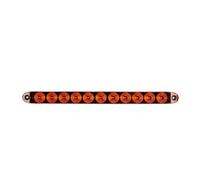 YSQOJF rétroviseur Feu Arrière Remorque 12 V Pour Voiture 11 LED Avec Frein Arrêt Stationnement Haute/basse Luminosité Clignotant Feu Stop(Yellow Shell)