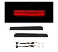 YSQOJF rétroviseur Réflecteur de pare-chocs arrière multifonction pour voiture pour CR-V 2023 clignotant feu de freinage accessoires 12 V(Red With Plug)