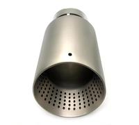 YSQOJF Tube D'extrémité Silencieux Embout De Silencieux D'échappement Universel en Acier Inoxydable 1 Pièce 89/101MM pour VW pour GTI pour MK7 pour Golf 7 Gorge Queue(63MM in 89MM Out)