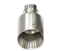YSQOJF Tube D'extrémité Silencieux Embout De Silencieux D'échappement Universel Simple 1 Pièce Buse De 60MM 63MM pour Golf R pour GTI pour MK7 Gorge Queue(ID60MM OD89MM)