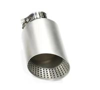 YSQOJF Tube D'extrémité Silencieux Embout D'échappement Universel Mat 1 Pièce pour VW pour GTI MK7 pour Golf 7 Buse 60MM 63mm Embout De Silencieux Gorge Queue(ID51MMOD101MM)