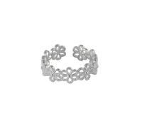 YsRoad Bague en Argent 925 Réglable - Anneau Ouvert Ajustable pour Femme et Fille | Bague de Couple Empilable | Pour Pouce ou Orteil | Taille 50 à 58 | Boîte Cadeau Incluse