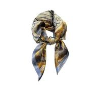 YsRoad Foulard Carré Femme - Foulard en Soie de Mûrier Pour 70x70cm, Bandeau Carré, Léger et élégant Peut être Noué Autour du Cou, des Cheveux, du sac à Main et de la Ceinture Rouge Vert