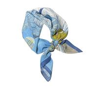 YsRoad Foulard en soie Femme - Écharpe en soie et Coton Pour 68x68cm, Bandeau, Léger et élégant Peut être Noué Autour du Cou, des Cheveux, du sac à Main et de la Ceinture Rouge Vert