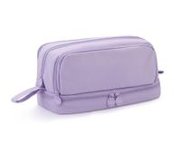 YsRoad Trousse à Crayons - Multicouche, Portable, Grande Capacité, Boîte à Papeterie, Sac de Rangement,1-Violet