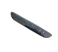 YSRWTBBA 1X édition 1 Nuit édition C300 C200L GLA CLA Chrome Argent Noir Badge Voiture Style Logo Autocollants emblème Facile à Installer, il Suffit de peler et Coller.(Black Edition)