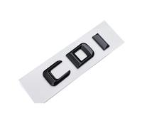 YSRWTBBA 1X emblème CDI CGI Noir Brillant chromé Compatible avec la Plaque signalétique du Coffre de Voiture, Autocollant de Logo, Polices Plates et tranchantes Facile à Installer, il Suffit de peler