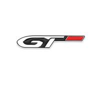 YSRWTBBA Autocollant de voiture GT Logo Badge emblème décalcomanies Compatible avec GT RCZ 308 508 3008 5008 Forte Optima Stinger Sorento Clio Facile à installer, il suffit de peler et coller.(GT Logo
