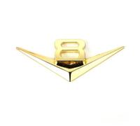 YSRWTBBA Autocollant de Voiture V6 V8 Logo emblème Insigne décalcomanies Autocollant de Coffre arrière Facile à Installer, il Suffit de peler et Coller.(Gold V8)