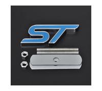 YSRWTBBA Autocollants de Sport de calandre avant de voiture à la mode, autocollants compatibles avec le Logo ST Fiesta Ecosport 2009 - 2015, accessoires automobiles Facile à installer, il suffit de pe