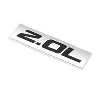 YSRWTBBA Autocollants de Voiture 2,0 L 2,3 L 2,4 L 2,5 L 2,8 L, Badge emblème Compatible avec SUV Facile à Installer, il Suffit de peler et Coller.(2.0L Sticker-01)