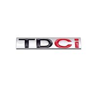 YSRWTBBA EKHNMTCM Autocollants 3D en métal avec Lettres TDCI for Coffre arrière de Voiture, compatibles avec Les Accessoires Explorer Transit Facile à Installer, il Suffit de peler et Coller.(Silver)