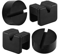 YSSHUI Lot de 4 adaptateurs de cric en caoutchouc pour support de cric, support universel en caoutchouc fendu, protection contre les soudures, 2 types d'adaptateur Sparta