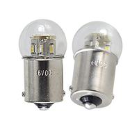 YSSMAO 2Pcs LED Lumière 1156 BA15S 1.5W S25 CANBUS Auto Turn Signal Signal Lampe Lampe D'ampoule pour Voiture,Cold White,DC 6V