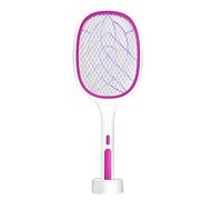 YSSMAO Deux-en-Un 10 LED Trap Mosquito Killer Lampe 3000V Bug électrique Zapper USB USB Rechargeable Summer Fly Tapy Traps Fly Flies Insecte,Violet