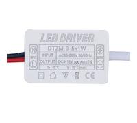 YSSMAO Driver LED 300MA 1-25W Adaptateur d'Unité d'Adaptation AC85-265V Transformateur pour LEDs, 5W