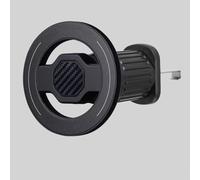 YSSQOVO Support de Téléphone à Anneau Magnétique Puissant pour Ford Puma I 2019-2024, Fixation Universelle Rotative de 17mm et Puissance d'Adsorption N52,Black