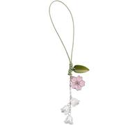 YSSZAM Lanière de téléphone portable, breloque en forme de fleur pour téléphone portable, porte-clés de voiture, porte-clés tulipe pour sac à main, sac à dos, portefeuille, Coque, Turquoise