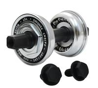YST YT3054 Système étanche à l'eau pour BMX 127 mm Axe conique carré BB, argent, YT3054