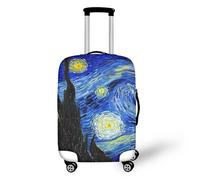 Ystardream Housse de protection pour valise de 45,7 à 81,3 cm pour homme et femme, Nuit étoilée de Van Gogh, L
