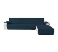 YSTELLAA Housse Canape d'angle 2 Places, Universel, Bleu Berlinois | Housse De Canapé D'angle Gauche/Droit Réversible, Sofa Cover avec Accoudoirs, Protection Chat Chiens Griffures