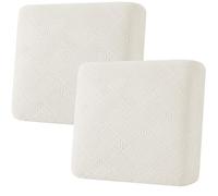 YSTELLAA Housse Coussin Canapé Extensible, 1 Place*2 | Blanc Crème, Housse Assise Canapé Antidérapante, Protection Meubles Couvre pour Canape, Chaise Longue
