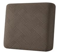 YSTELLAA Housse Coussin Canapé Extensible, Grand 1 Place | Marron, Housse Assise Canapé Antidérapante, Protection Meubles Couvre pour Canape, Chaise Longue