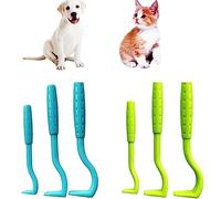 YSTrillion Tire Tique,6 Pièces Pince à Tiques,Crochet à Tiques,Pince a Tique Plastique pour Chiens Chats Efficace Tick Removal Tool