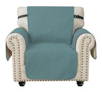 Ystyle Housse Canapé 1 Place 60cm, Bleu Clair | Housse de Canapé avec Accoudoirs, Universelle Housse Canape Protege Canape Chat Chiens Griffures Antidérapante