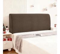 Ystyle Housse Tete De Lit, Housse De Tête De Lit Extensible Doux, Couvre Tete De Lit Antipoussière, Moderne Couvre De Protection Tête De Lit, Déhoussable Et Lavable (180CM, Marron)