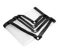 YSUEFIJO Bâche Transparente avec Oeillets, Bâches de Protection étanche, Bâche Imperméable en Plastique, Bâche Imperméable en PE de 0,12 mm, pour Serre de Pergola de Toit de Camion