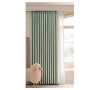 YSUEFIJO Rideaux Occultants 90% Thermiques Acoustiques Anti-Lumière avec Œillets pour Chambre Salon Bureau Rideaux de Fenêtre Isolants Rideaux Réduction Bruit Confidentialité