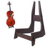 YSWOMOSKD Support de violoncelle en bois avec protection en caoutchouc amovible et portable pour violoncelle 1/8-4/4