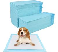 YSWOVUO 100 Pièces Alaise pour Chien, 60 x 60cm Aleses Jetables pour Chien, 5 Couches Tapis Educateur Chiot, Tapis Hygiénique Absorbant, Anti-Fuite et Séchage Rapide