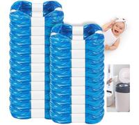 YSWOVUO 20 Recharge Poubelle a Couche, Sac Poubelle Couche Grande Capacité, Bebe Recharge Sac Poubelle Couche Compatible avec Tommee Tippee, Angelcare